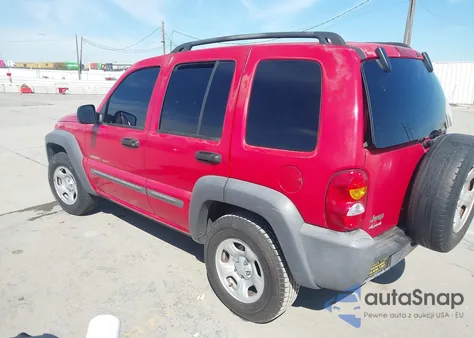 2003 Jeep Liberty Sport из США, поврежденный, VIN 1J4GL48KX3W674641